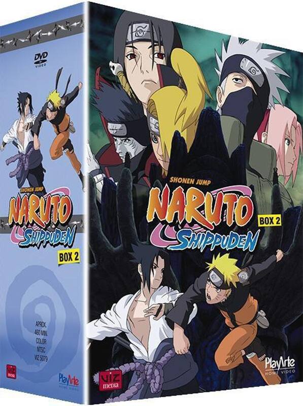 DVD Naruto Shippuden - Box 2 - 5 Discos - Playarte Home Video